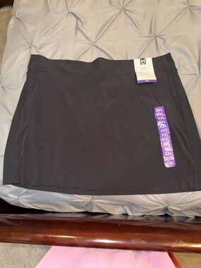 Members Mark Black Women’s Performance Skort with Built-In Shorts. NWT
